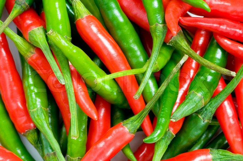 Hot Chilli (green , red )